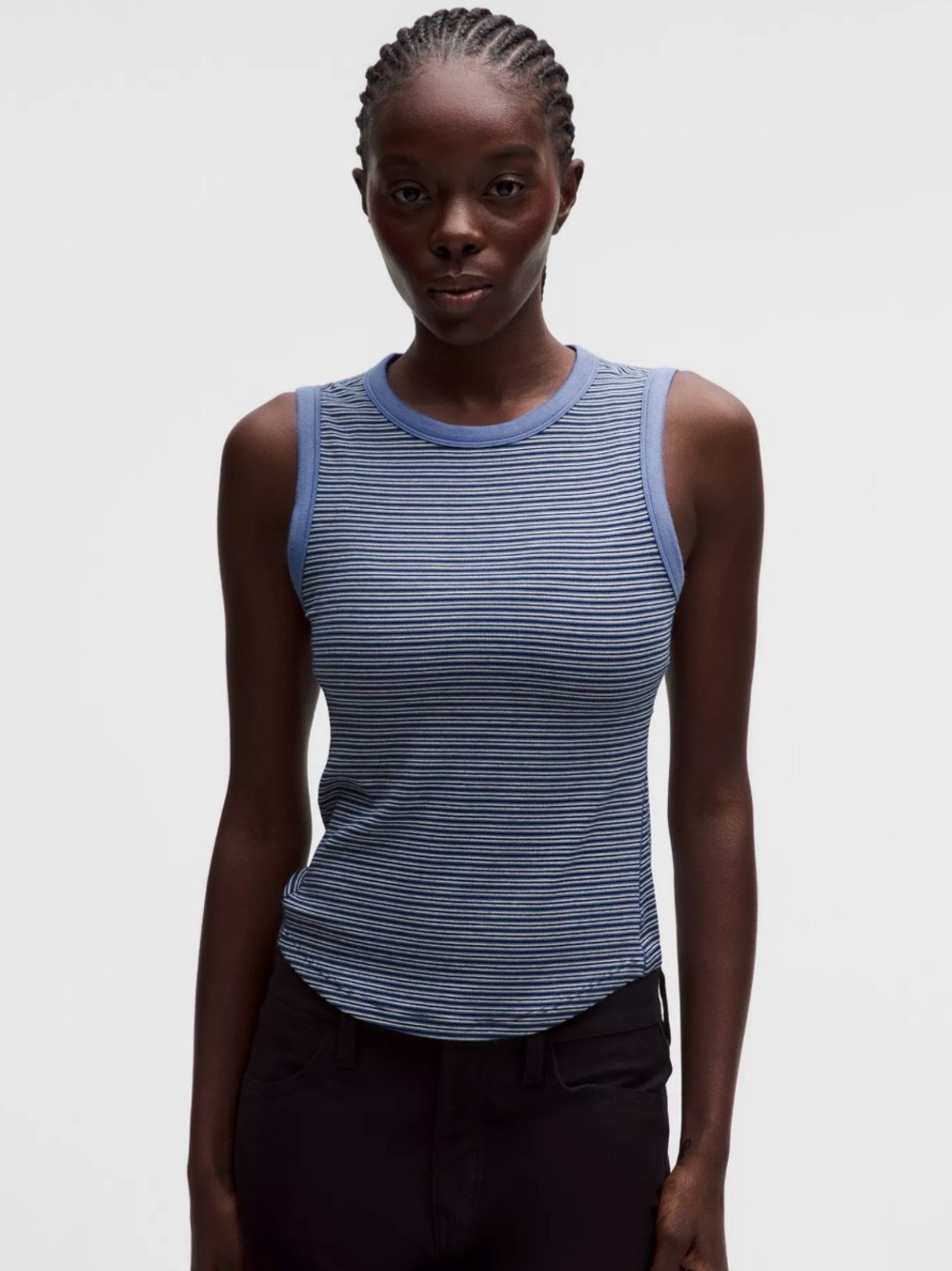 Lululemon Hold Tight Tank Top- Blue Stripes